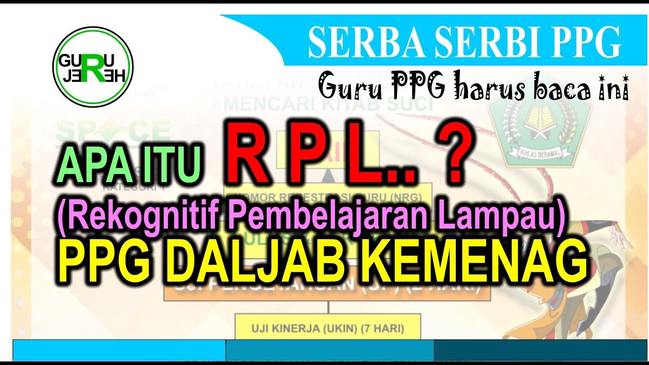 PENGENALAN TUGAS RPL PPG DALJAB KEMENAG 2025