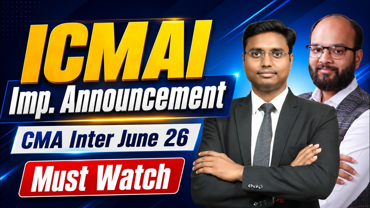 Admit Card CMA Inter June 26 | CMA Exam June 26 Admit Card | How to Download CMA Admit Card