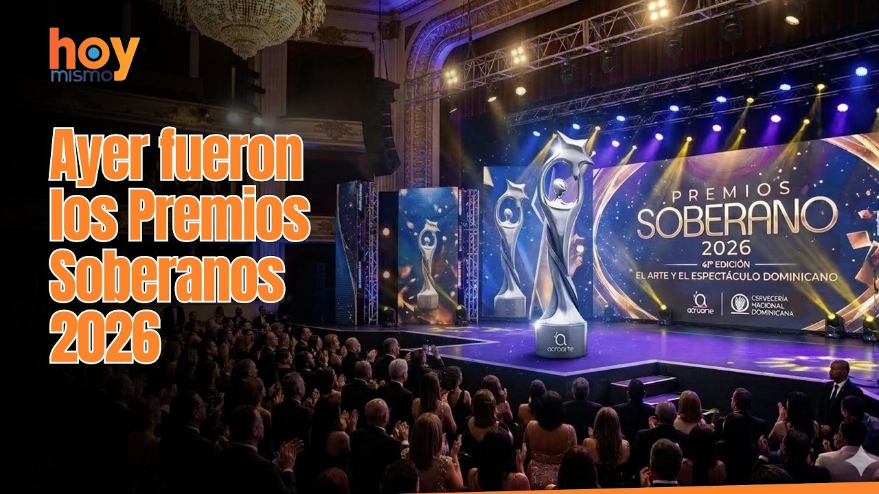 Ayer fueron los Premios Soberanos 2026