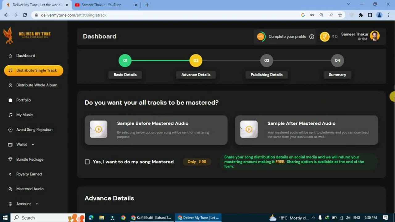Deliver My Tune Distribution | Upload Free Unlimited Music 150+ Stores