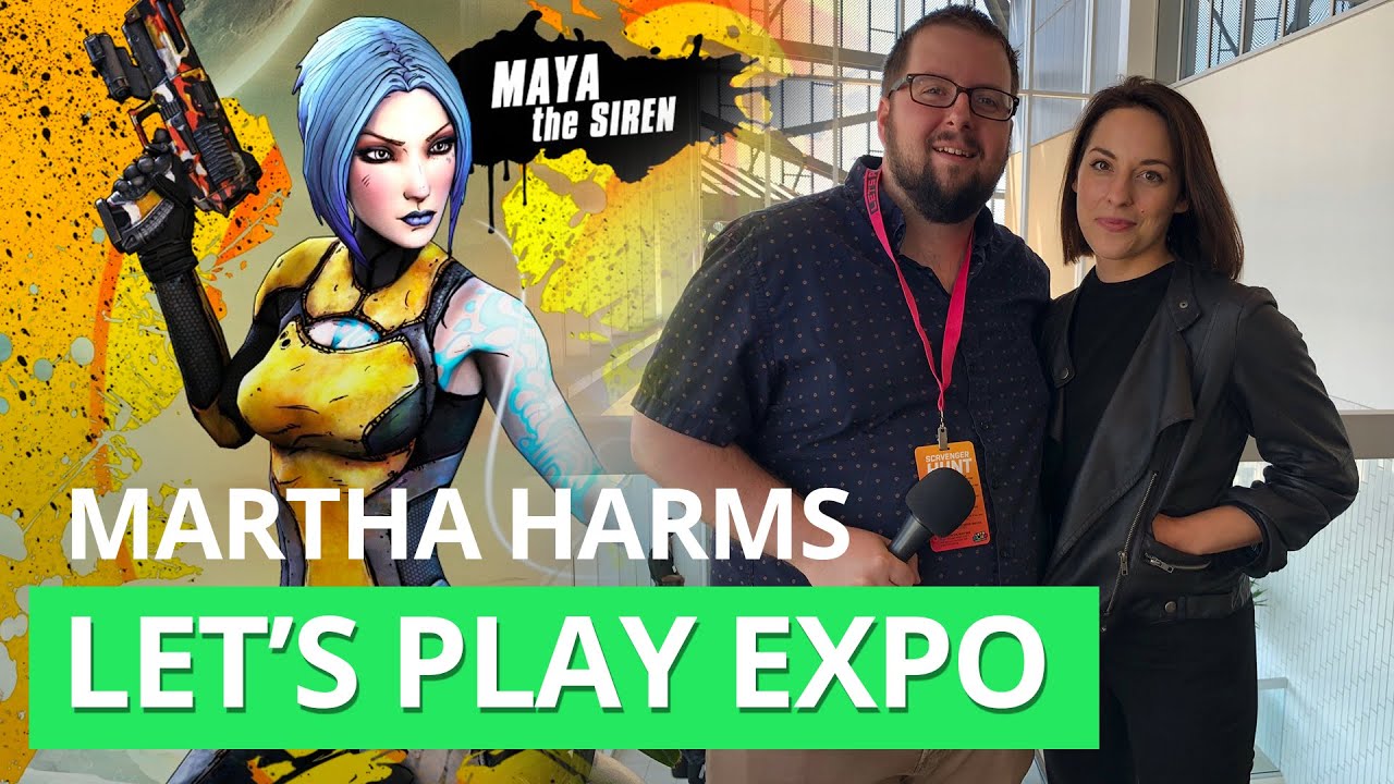 Martha Harms Interview at Let's Play Gaming Expo (Maya the Siren in Borderlands 3)
