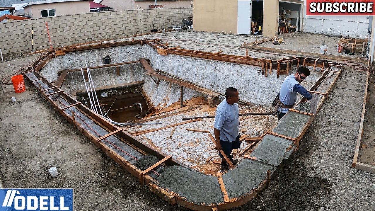 Mastering Concrete Craftsmanship: Pool Deck, Coping, and Driveway Transformation | Part 1
