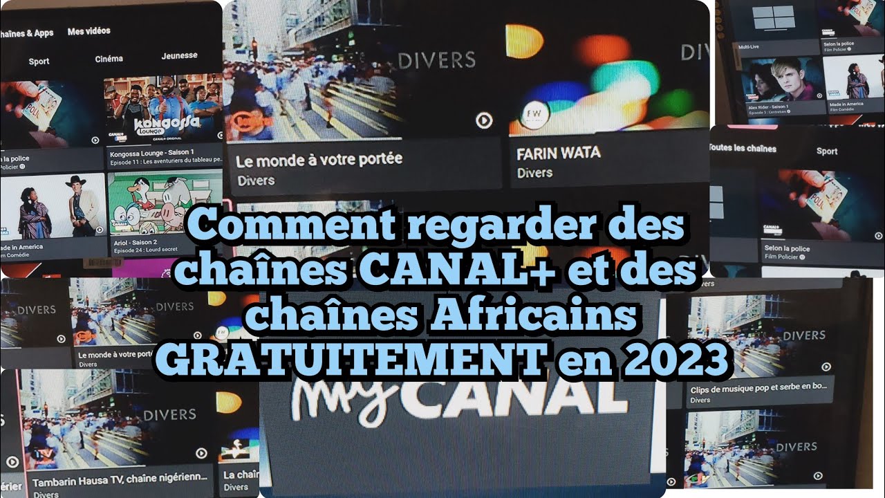 comment installer l'application canal gratuit sur Android tv