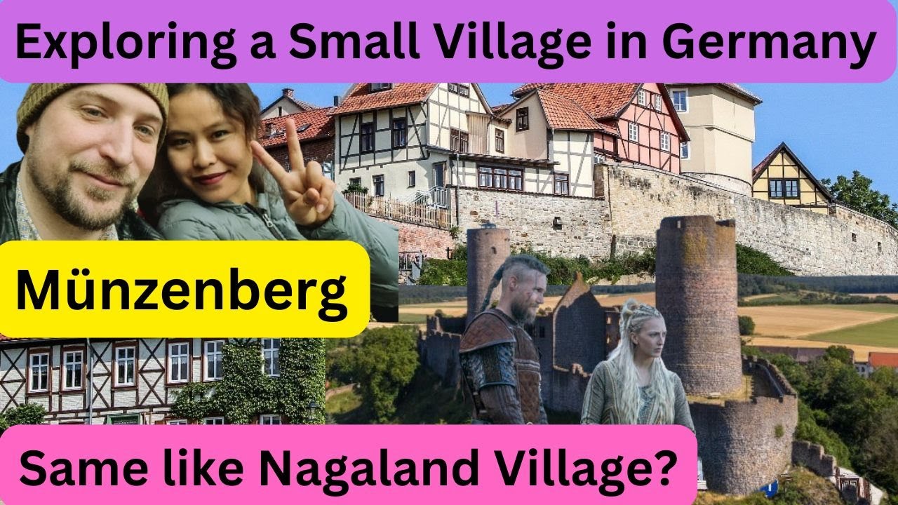 How small village in Germany looks like|Discovering Münzenberg: A Hidden Gem with a Fairytale Castle
