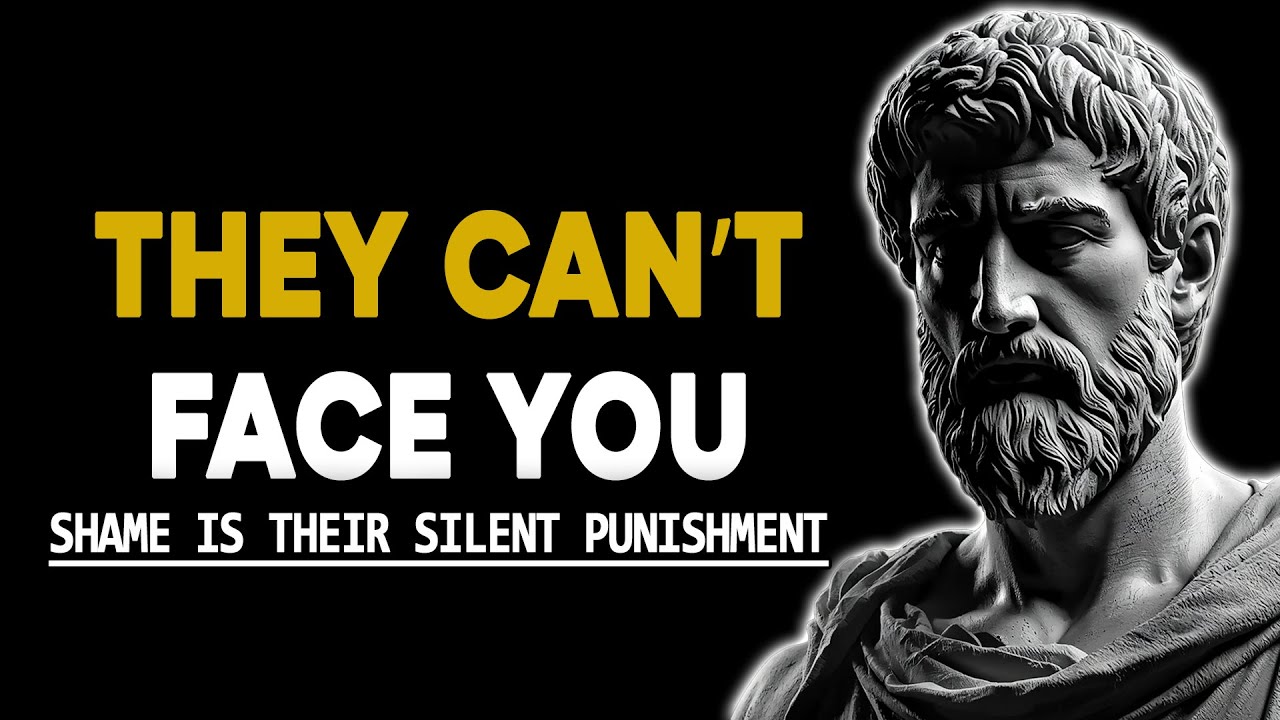 They Can’t Face You Anymore: Shame Is Their Silent Punishment | Stoicism