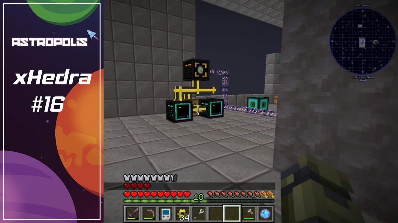 Astropolis E16 Resource Bottleneck Nightmare Timelapse to finish this pack