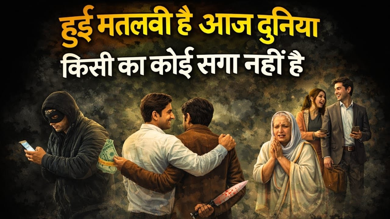 मतलबी दुनिया का सच | कोई किसी का सगा नहीं 💔