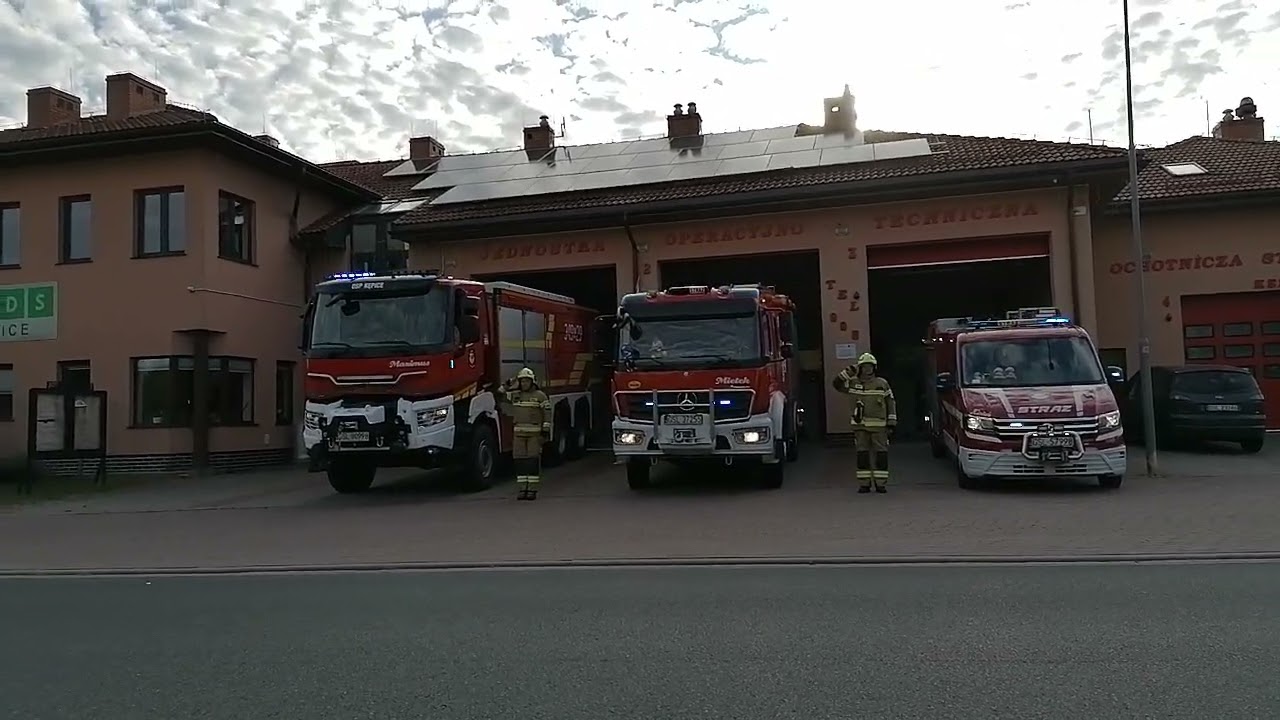 Hołd dla zmarłego strażaka z osp Sierakowice 