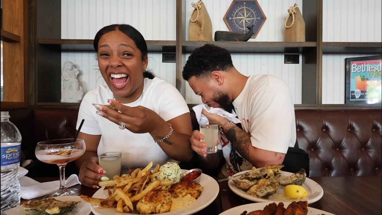 Eating at my first oyster bar…