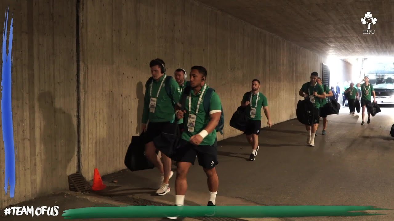 Irish Rugby TV: Italy v Ireland Tunnel Cam