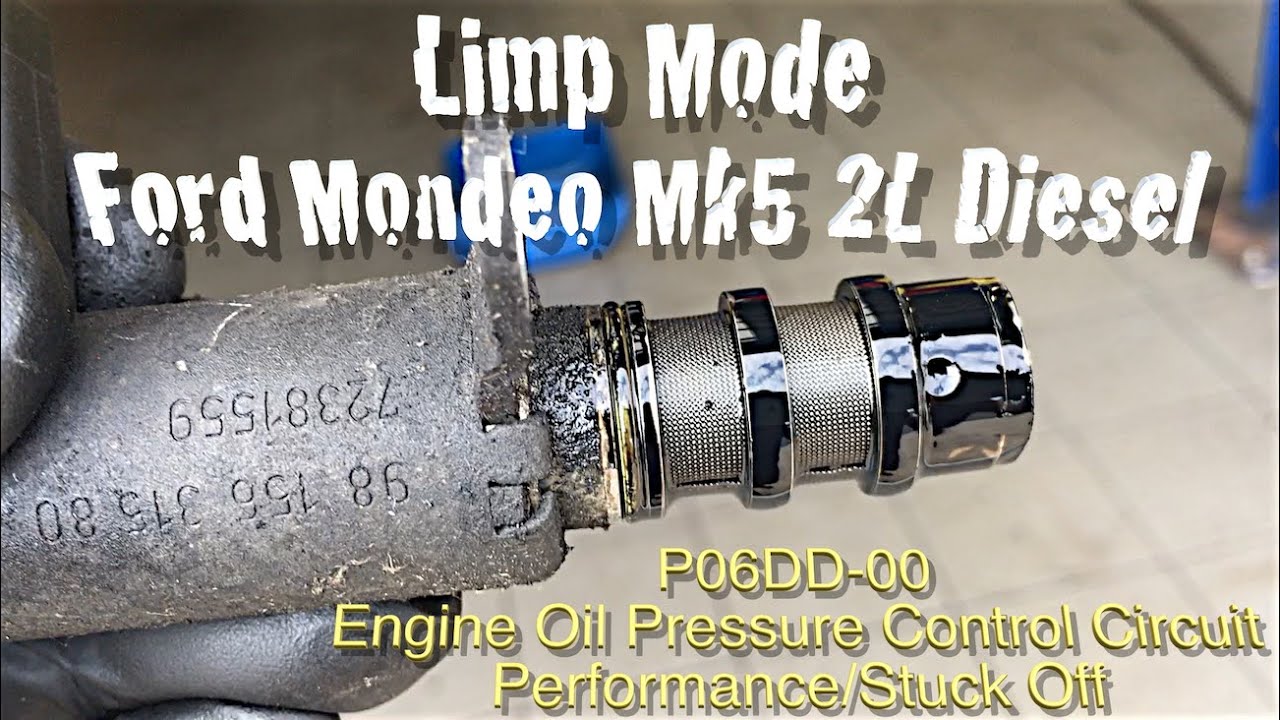 Oil pressure Control Solenoid Faulty, Ford Mondeo Mk5 2L Diesel