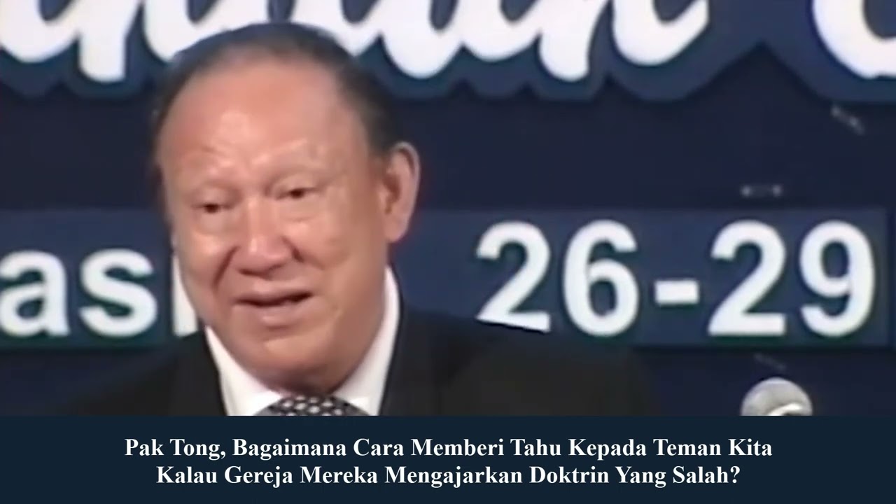 Tanya Jawab Pdt Stephen Tong #khotbahkristen#stephentong#rohanikristen