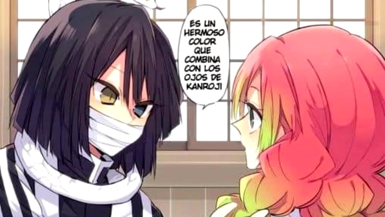IGURO X MITSURI COMIC IGURO Y EL PELO DE KANROJI KIMETSU NO YAIBA DOUJINSHI