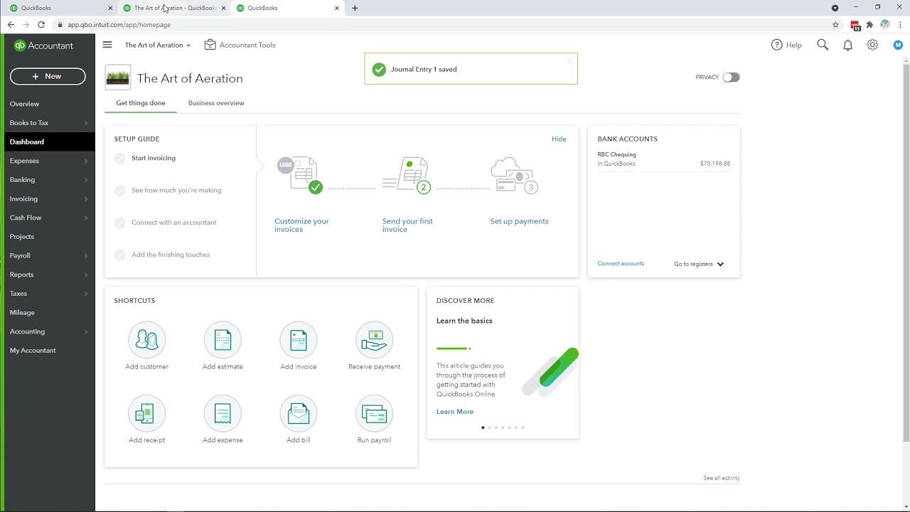 GST/HST in QuickBooks Online