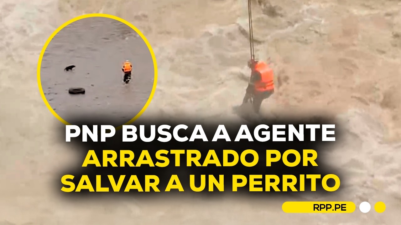 Polic&iacute;a intensifica b&uacute;squeda de agente arrastrado por intentar rescatar a un perrito #ROTATIVARPP