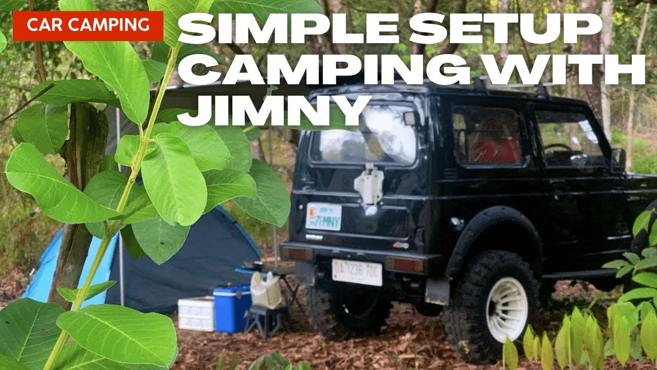 SOLO Camping Di Dekat Sungai Dengan Suzuki Jimny SJ410 [ Car Camping, ASMR ]
