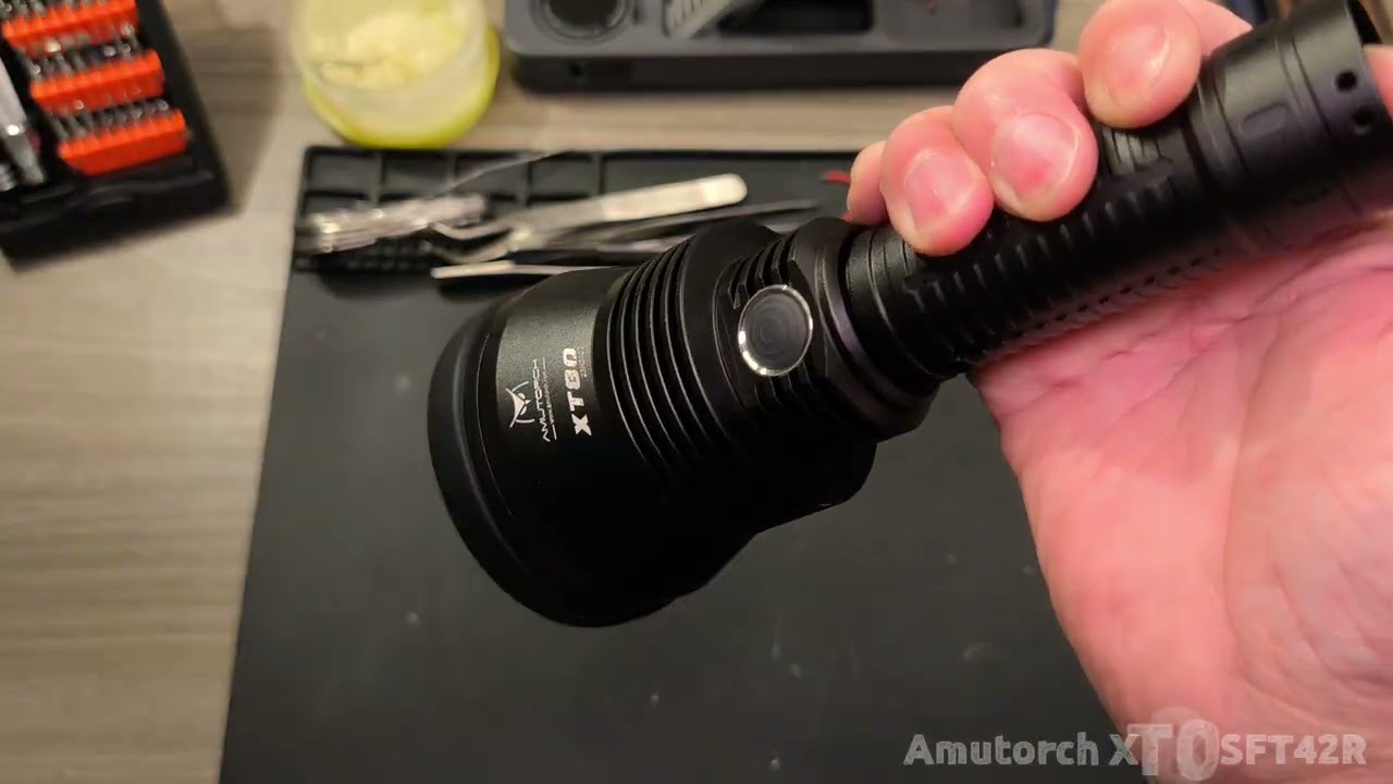 MOD!!! - Amutorch XT80 with Luminus SFT42R Led chip & Replace with a higher power driver.