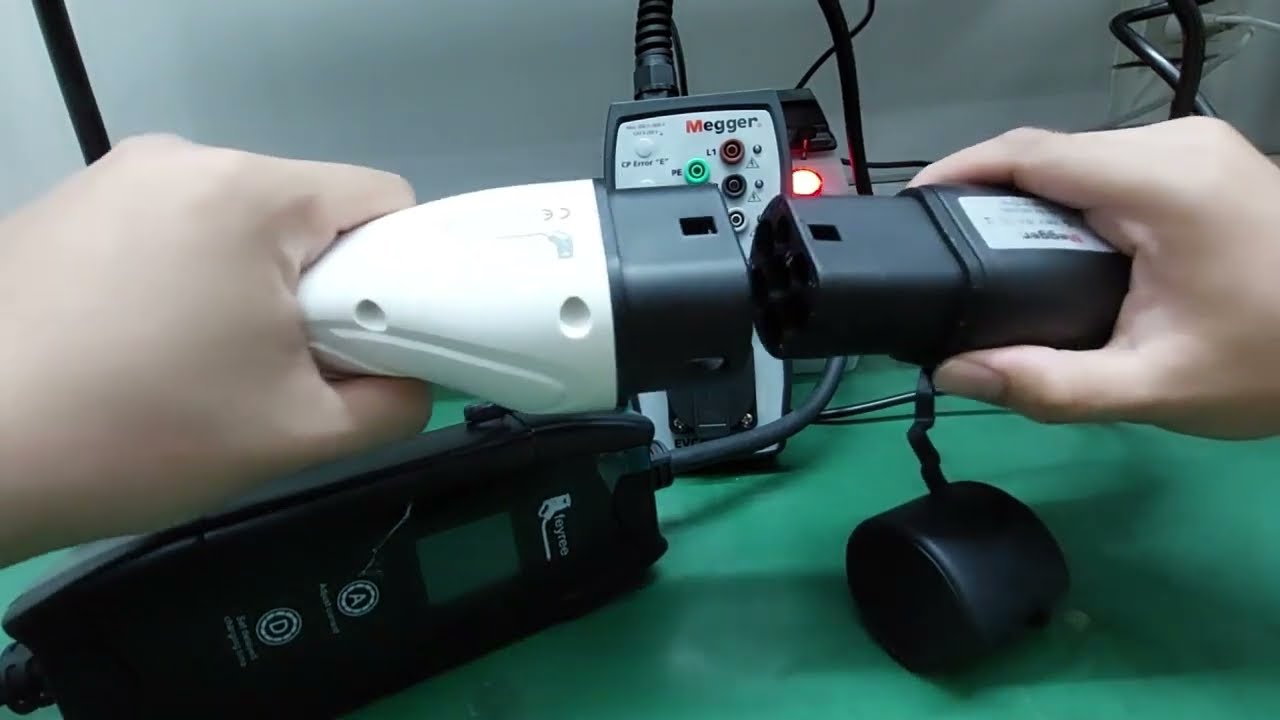 Megger MFT-X1 with EVCA210 ELECTRIC VEHICLE CHARGE-POINT ADAPTOR