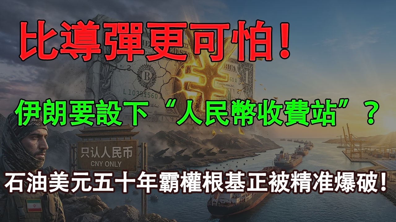 深度拆解：中東3月14日金融核彈。伊朗不封海峽改改規則，運油船想過鬼門關，必須交出人民幣“投名狀”！#伊朗 #中東局勢 #霍爾木茲海峽  #石油美元 #去美元化 #金融戰爭 #華爾街 #地緣政治