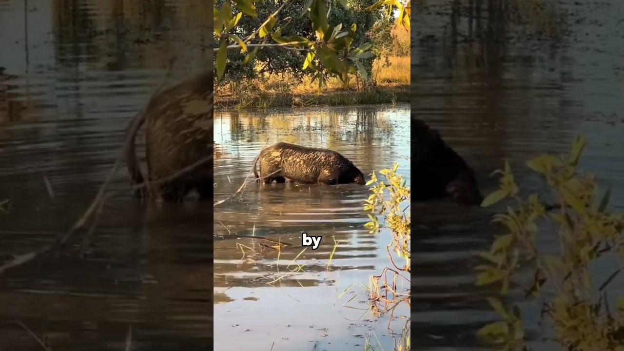 Wild boar fell and was rescued #story #petstory #cuteanimal #pig #funny #foryou