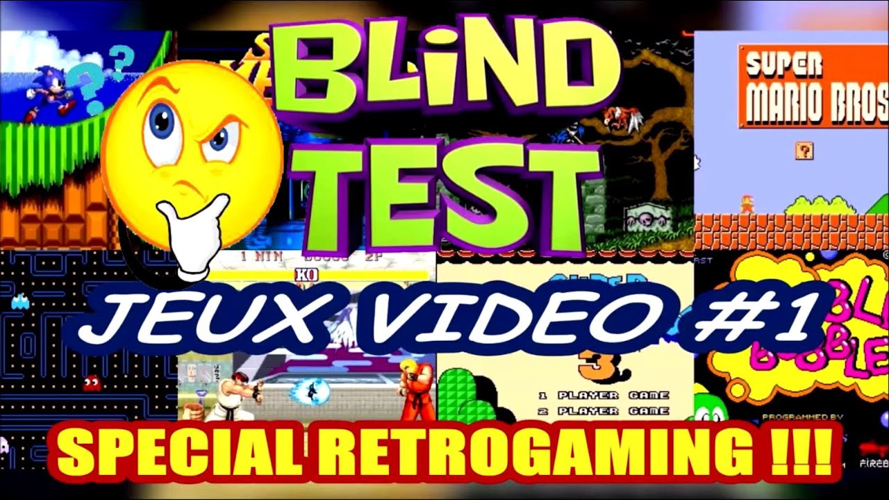 BLIND TEST JEUX VIDÉO #1 [ SPÉCIAL RETROGAMING ] 30 EXTRAITS AVEC RÉPONSES, TESTEZ VOS CONNAISSANCES