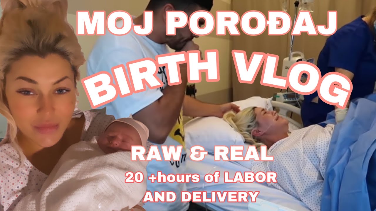 MOJ POROĐAJ 🥹 *Raw & Real* Labor and Delivery of OUR  BABY Girl *