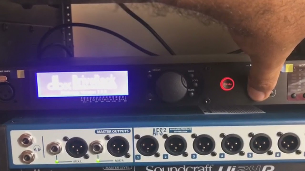 Bloqueando e desbloqueando o processador DBX(VENU 360 e PA2)