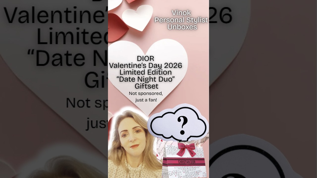 Dior “Date Night Duo” Valentine’s 2026 Lim. Edit. Gift Set 💋 Unbox + Try-On | Vinok Personal Stylist