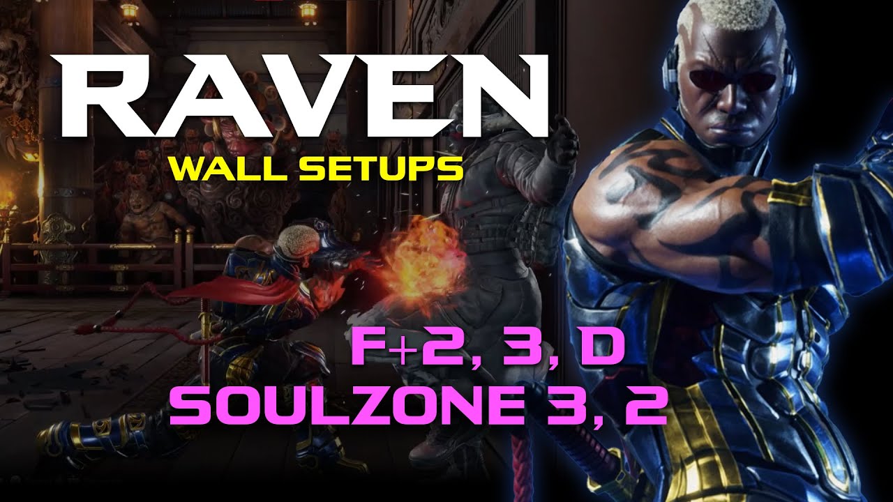 Raven Wall Setups - F+2, 3 into SZ 3,2 #tekken8 #tekken #raven