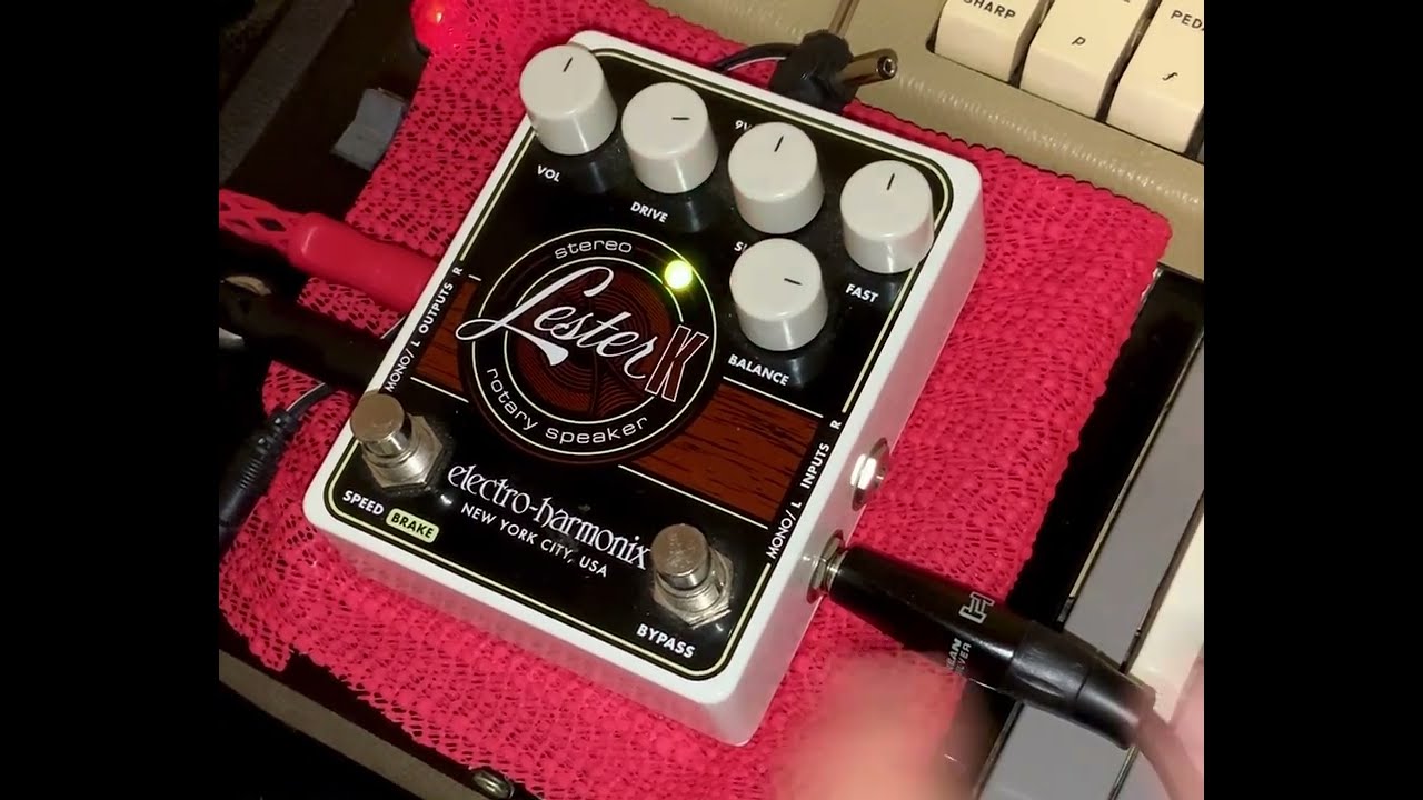 Farfisa Compact Deluxe through EHX Lester K.