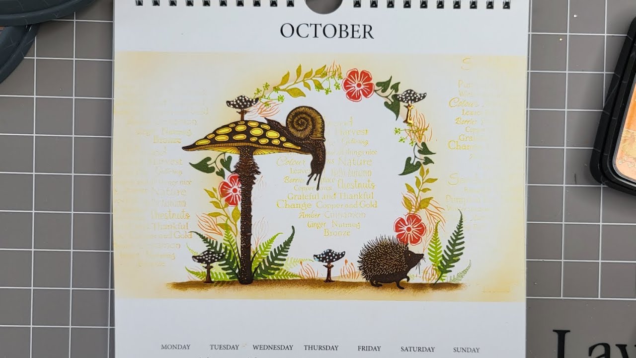 lavinia stamps PERFECT SIMPLE Calendar/ entry #85
