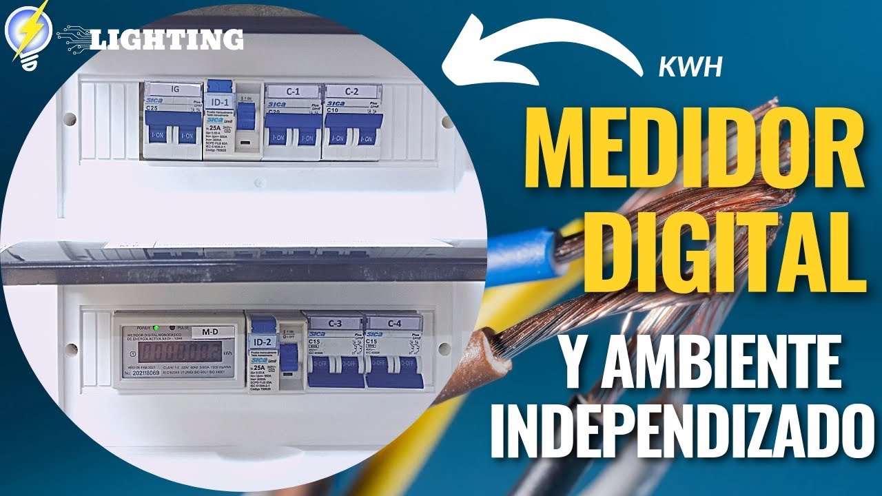 Cómo Independizar un ambiente para instalar un Medidor Digital y ver el consumo 🇵🇪