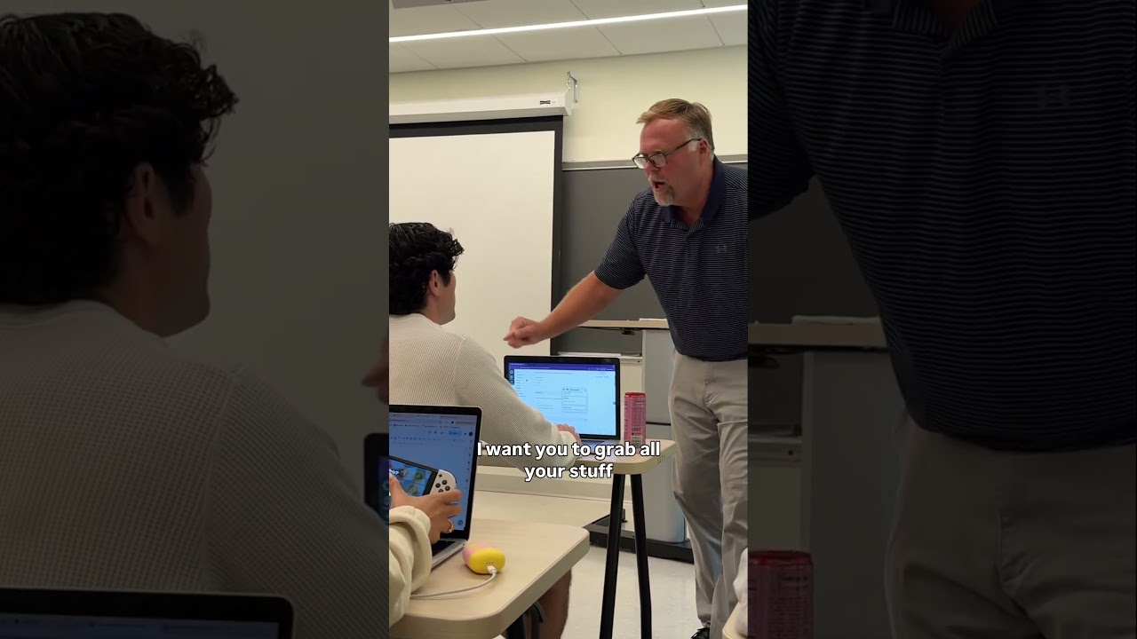 Teacher found out he was cheating 😱 