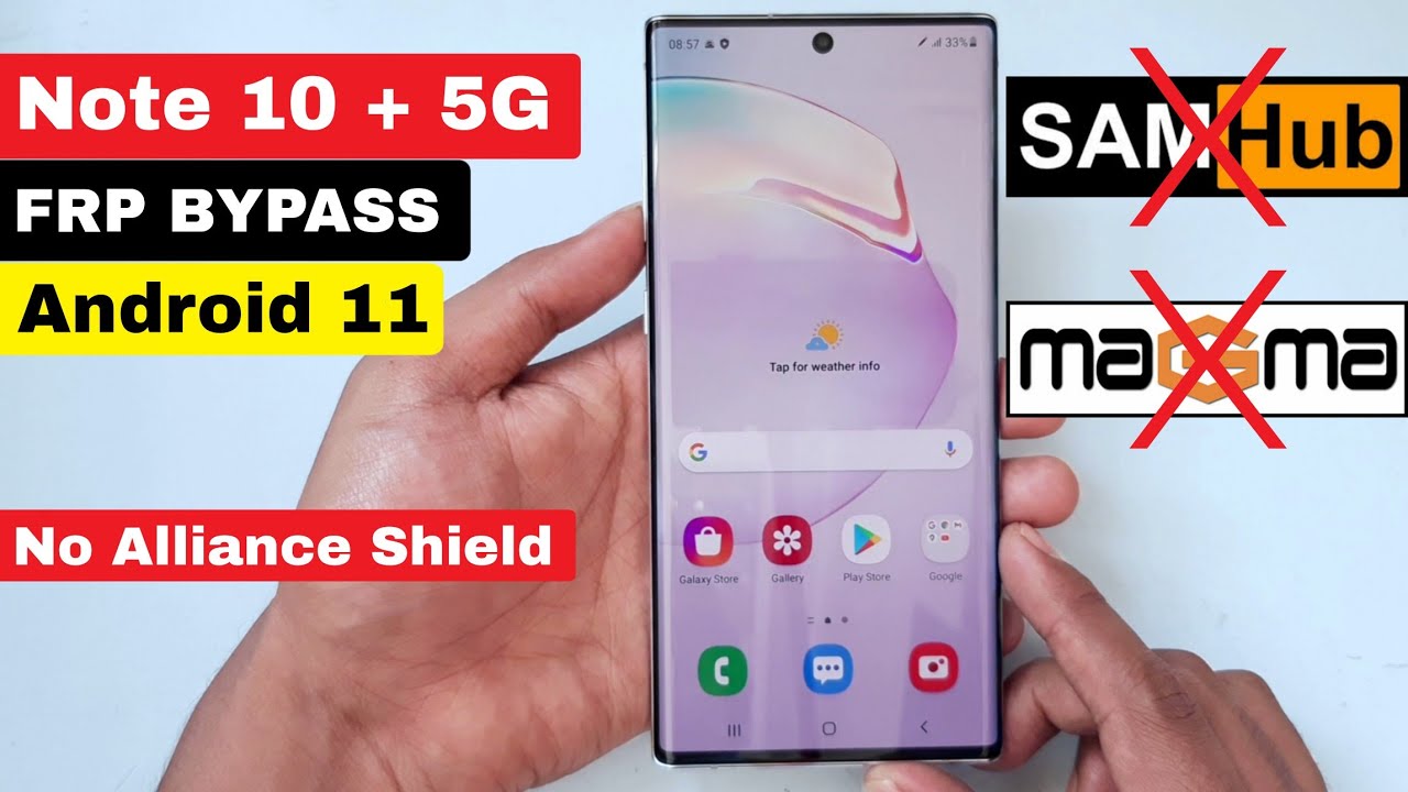 Samsung Note 10 Plus 5G (SM-N976Q) Android 11 FRP Bypass/Google Account Lock Bypass Latest Security