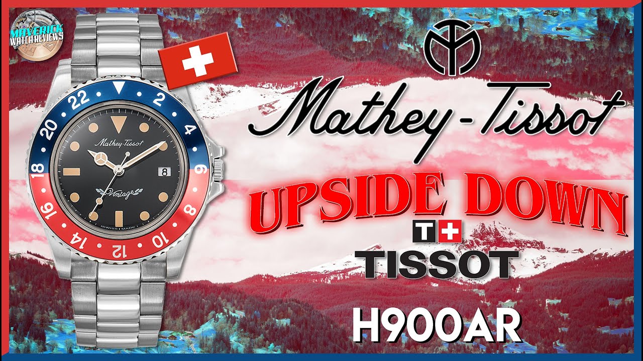Швейцарские часы Stranger Things | Mathey-Tissot Vintage 50m Quartz Pepsi H900AR Распаковка и обзор