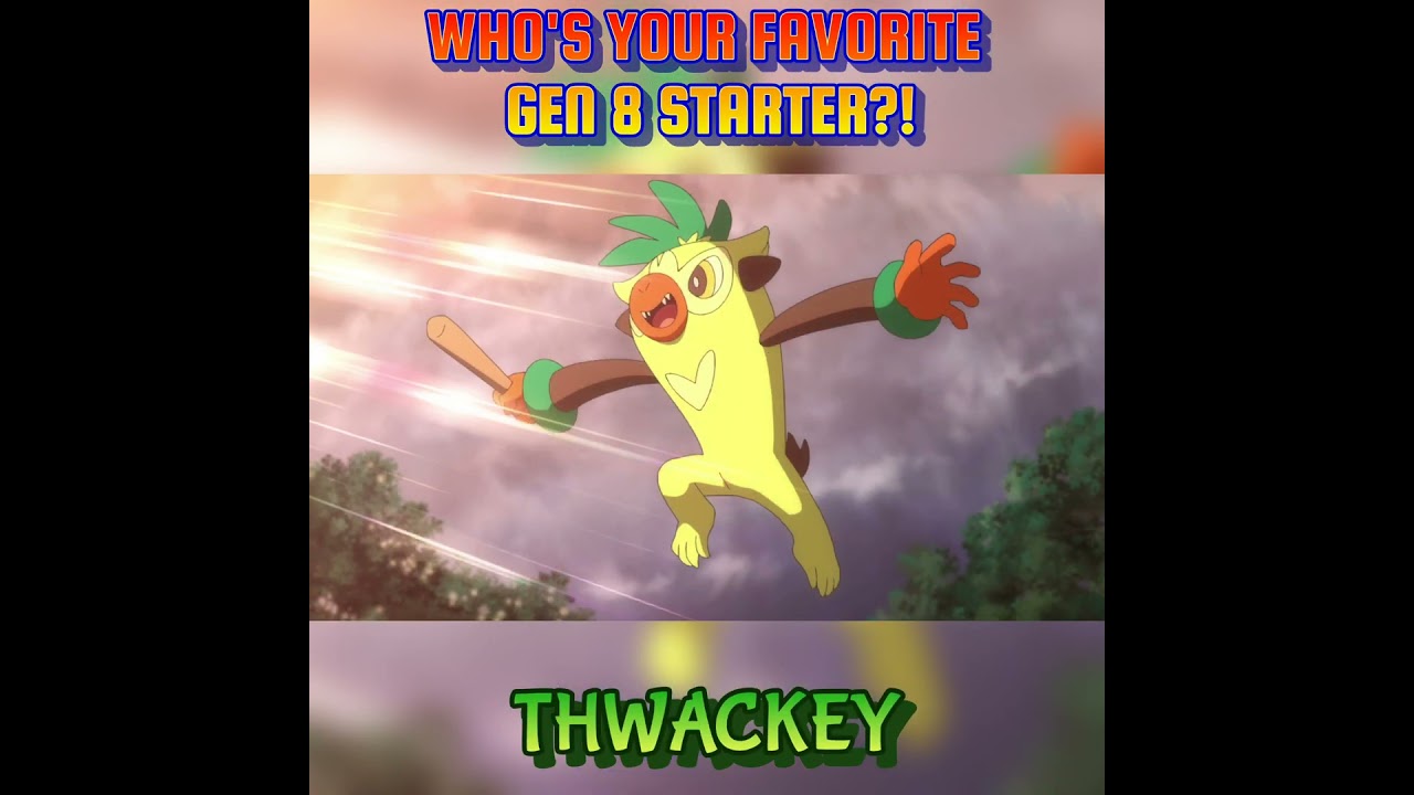 Pok&eacute;mon Generation 8 Starters