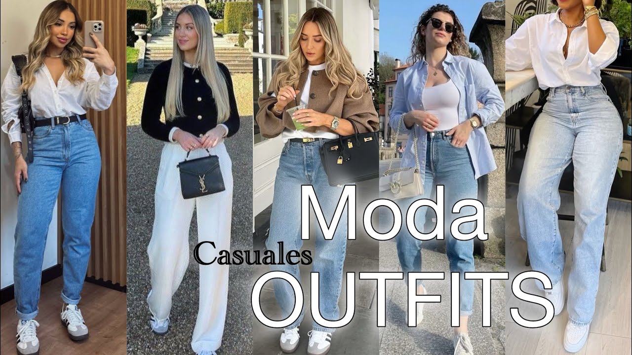 MODA C&Oacute;MO VESTIR CASUAL CON ROPA SENCILLA OUTFITS CASUALES PARA MUJER TENDENCIAS DE MODA 