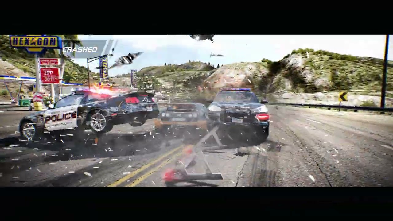 Need For Speed Hot Pursuit Remastered On Linux Gameplay fail