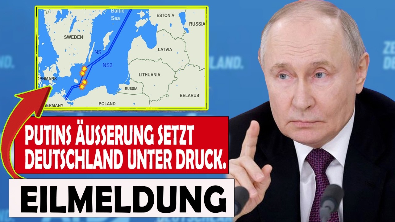 Nach Russlands Stellungnahme zu Nord Stream herrscht in Deutschland große Angst