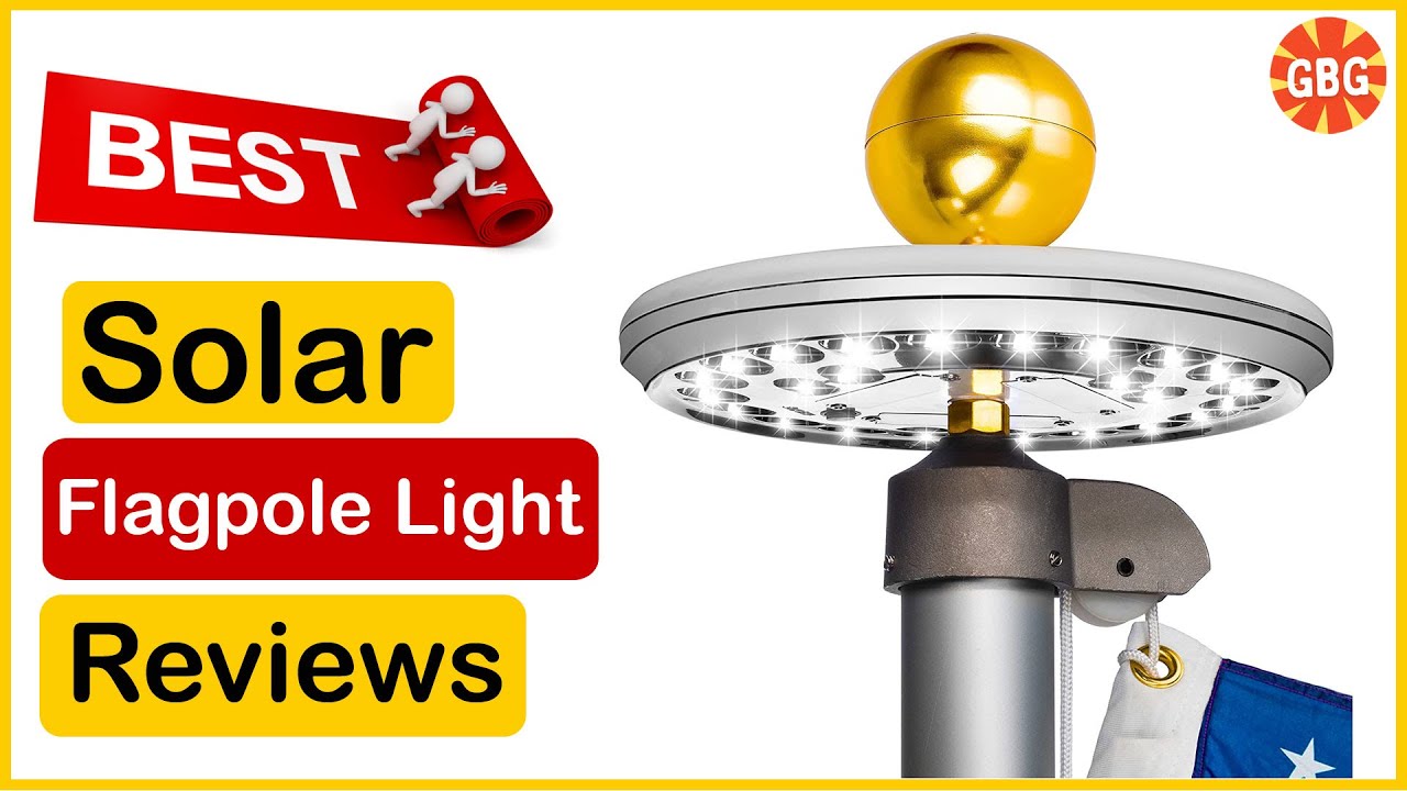 ✅  Best Solar Flagpole Light Amazon In 2023 🏆 Top 5 Tested & Buying Guide