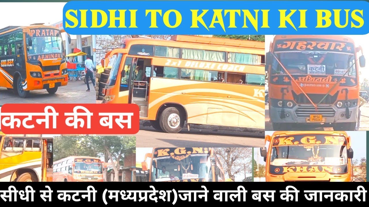 Sidhi To Katni ki Bus🔥 ||सीधी से कटनी (मध्यप्रदेश ) जाने वाली बस की पूरी जानकारी || katni ki bus