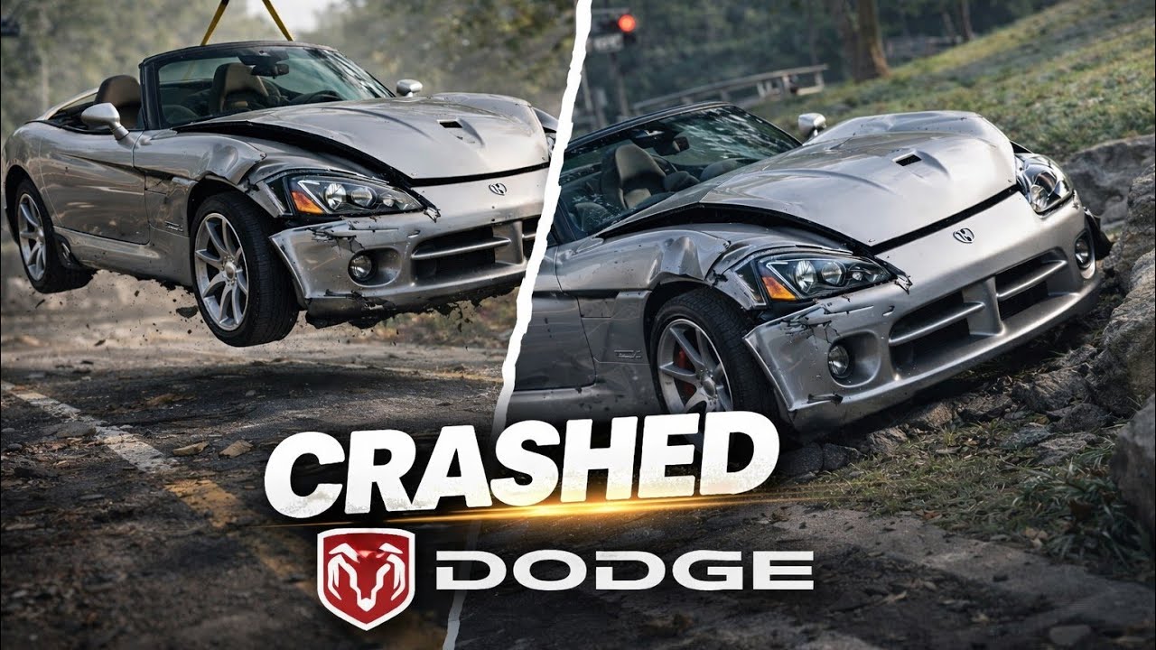 DODGE CRASHED Hard! 🥹 What Really Happened to This Sports Car? Full Breakdown & Damage Review