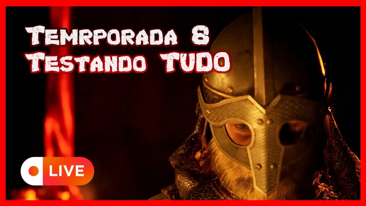 DROPS ON - DARK AND DARKER - WIPE HYYYYPE! TESTANDO A TEMPORADA 8 DESARMANDO GERAL