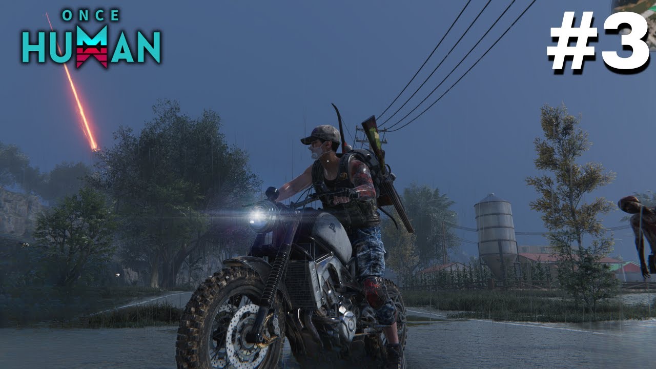 Once Human (Closed Beta) - Let's Play Part 3: Crafting the Motorcycle