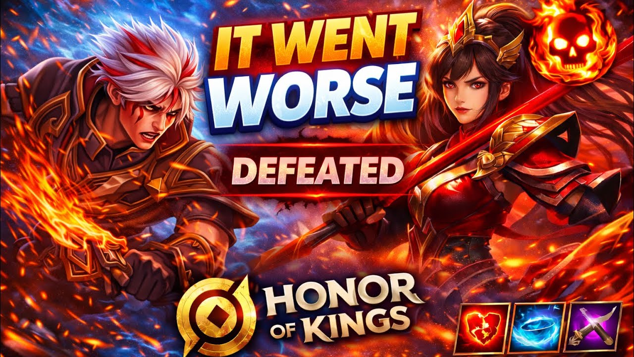 I don’t know what I have done to be defeated 😞 | HONOR OF KINGS 