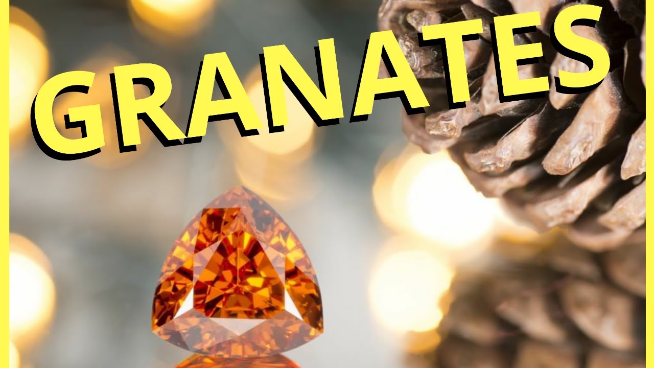 Que es el GRANATE piedra preciosa (Que es granate) Tipos de GRANATES