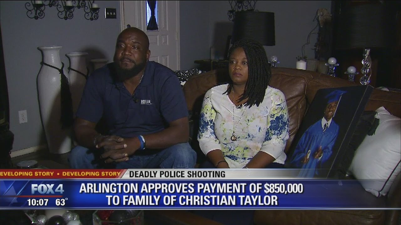 Arlington settles with family of police shooting victim