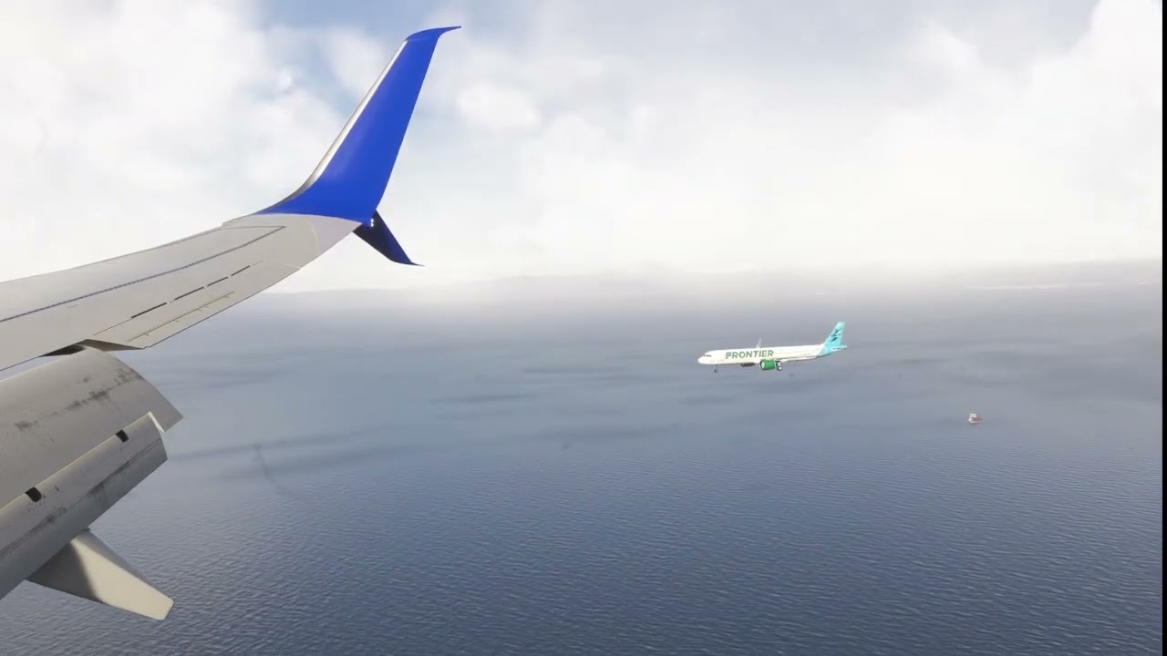 MSFS2024 SFO Parallel Approach & Landing PMDG Boeing B739 Landing on RW28L, FSLabs Airbus A21N RW28R