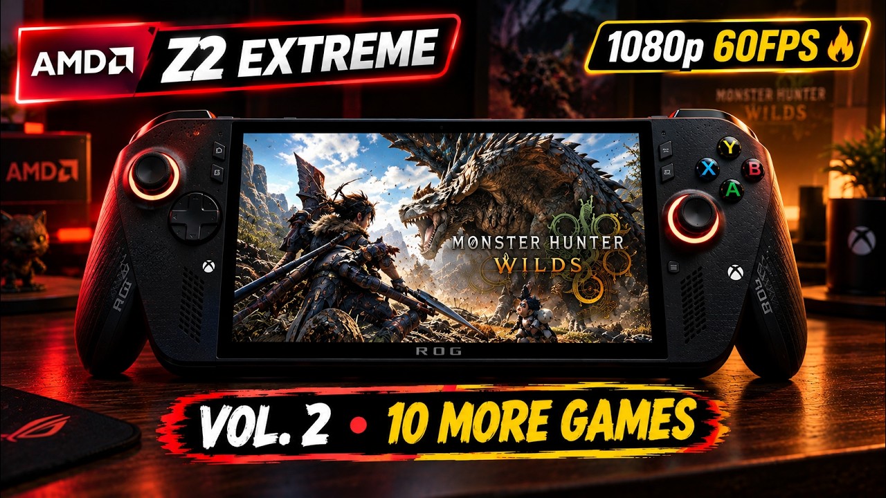 ASUS ROG Xbox Ally X | 10 MORE AAA Games at 1080p 60FPS! 🤯 FSR + Frame Gen (Vol. 2)
