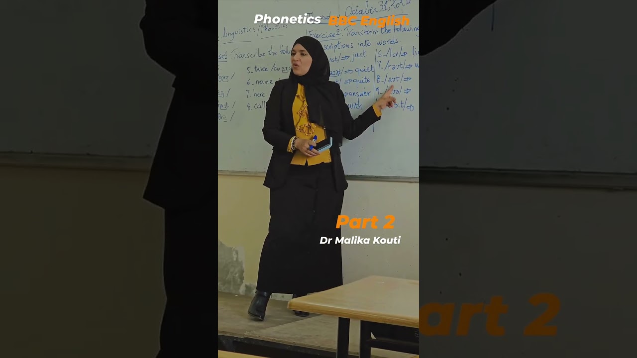 Converting transcriptions into words #Learn_English_with_Dr_Malika_Kouti